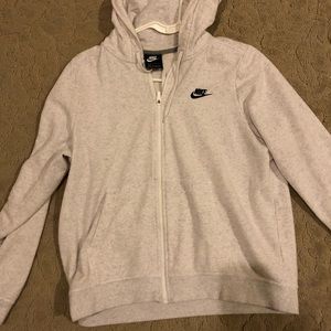Women’s White Nike Zip Up Size M/L